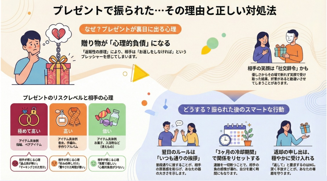 プレゼントをあげたら振られたその理由