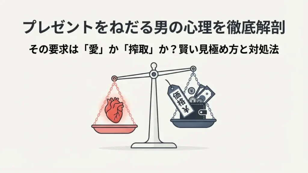 プレゼントをねだる男の心理を徹底解剖