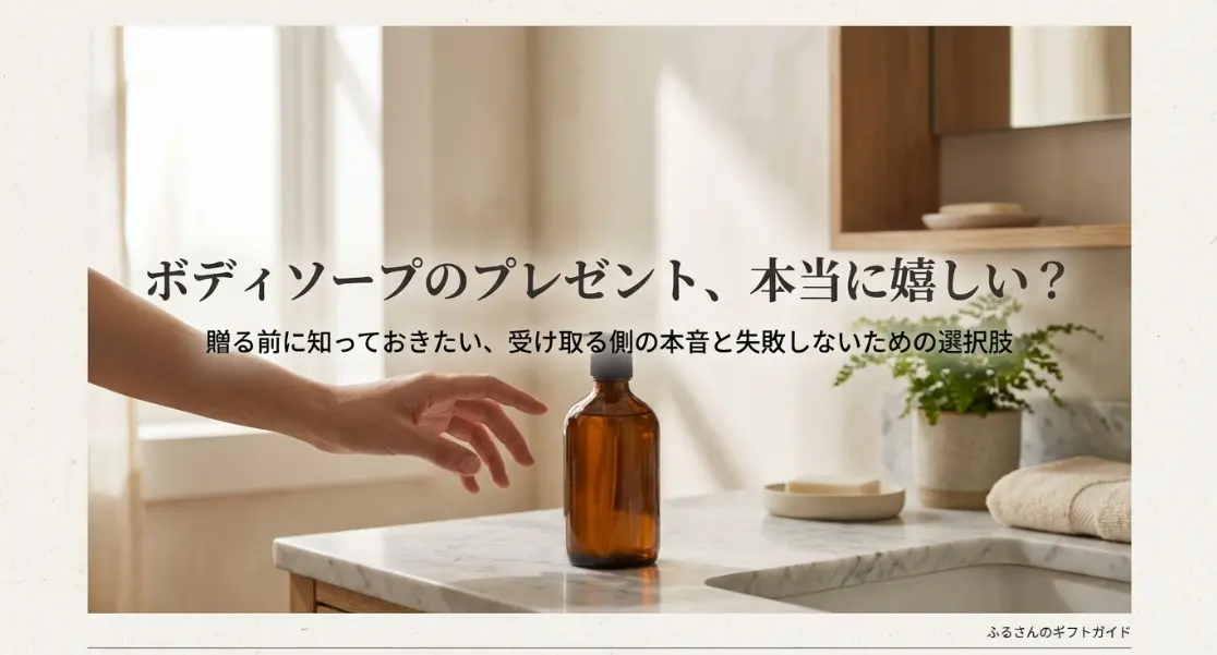 ボディソープのプレゼントは嬉しくない?理由や解決策