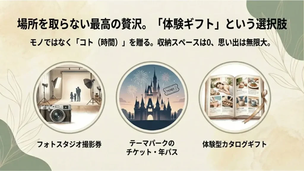 省スペースで思い出に残る体験ギフトの魅力