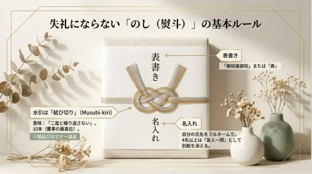 のしの種類や表書きなど失礼のない贈り方の基本