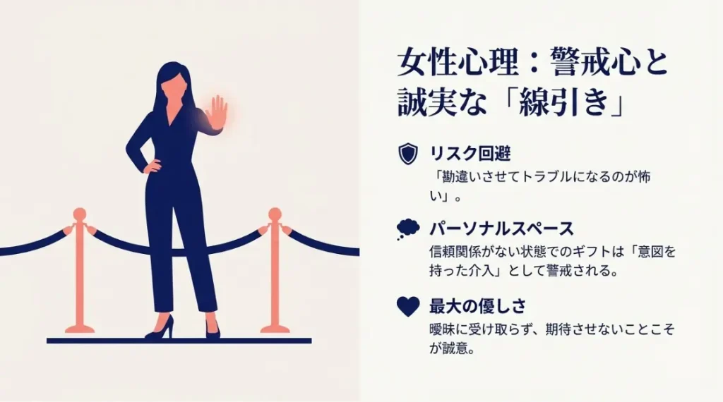 女性心理に潜む警戒心と勘違いを防ぐための誠実さ