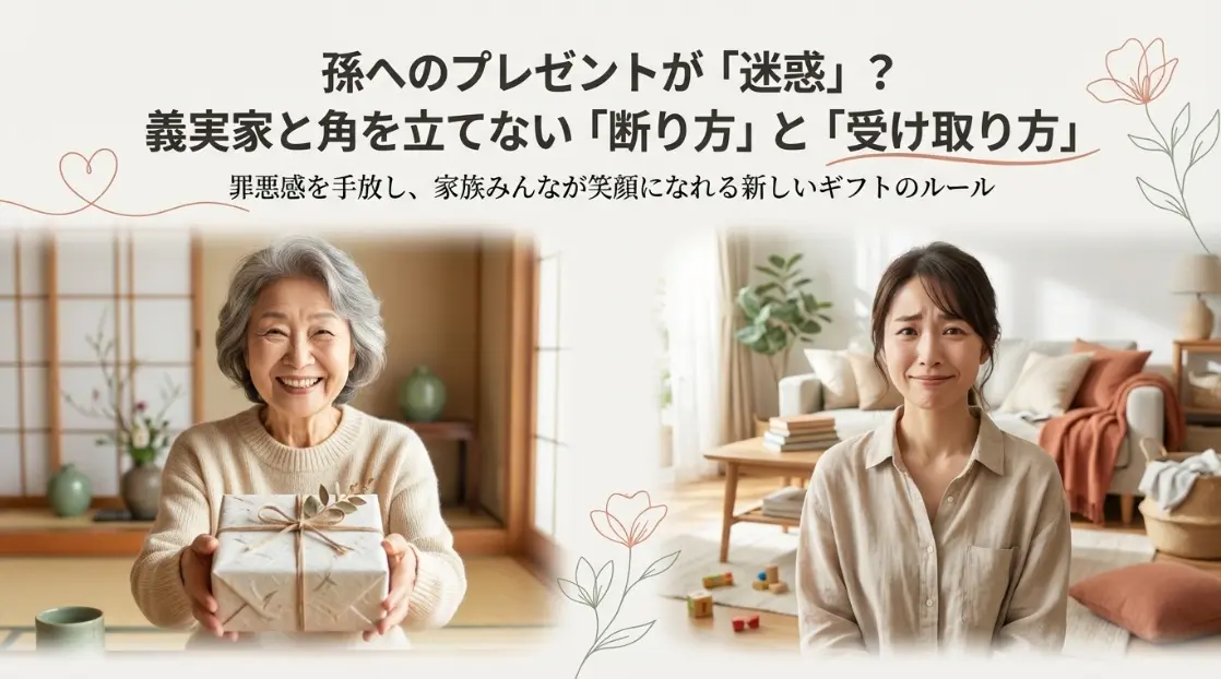 孫へのプレゼントが迷惑？喜ばれるギフト選びと角を立てない断り方