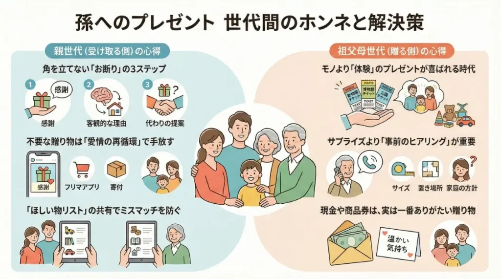 孫へのプレゼントが迷惑？世代間のホンネと解決策