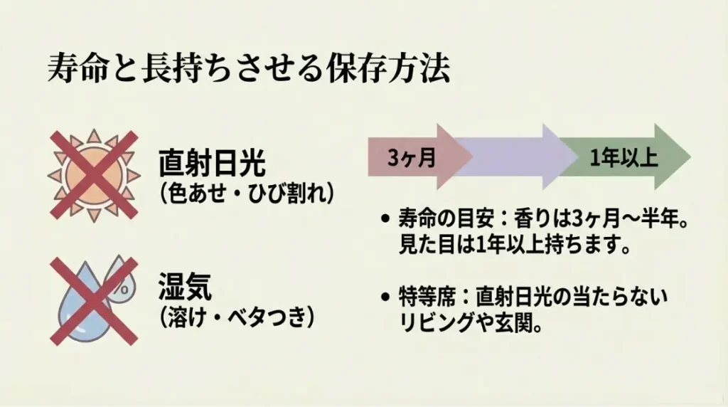 寿命はどれくらい？長持ちさせる保存方法と捨て時