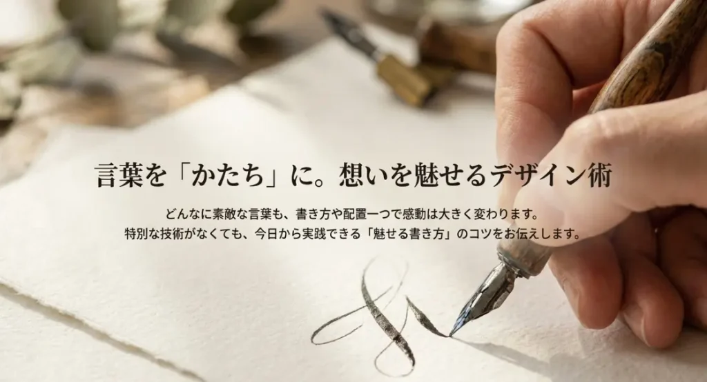 おしゃれなプレゼントのフォーユーの書き方とデザイン術