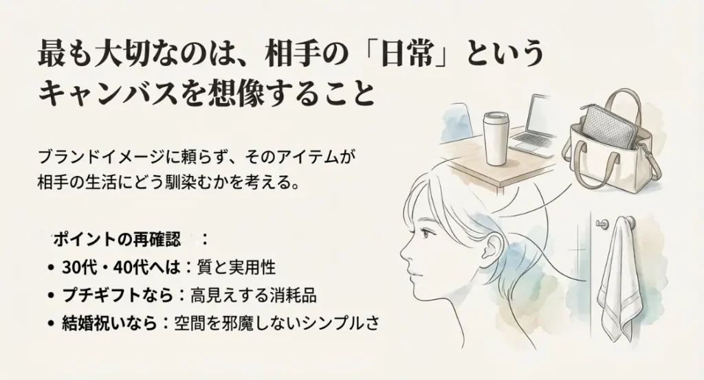 フランフランのプレゼントで嬉しくない思いをさせない結論
