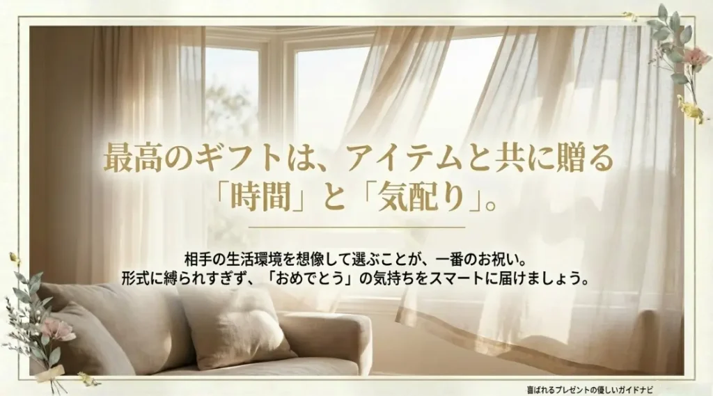 5000円という金額は、お返しなしでも相手が恐縮しすぎず、かつ最高品質のアイテムを選べる魔法の予算です