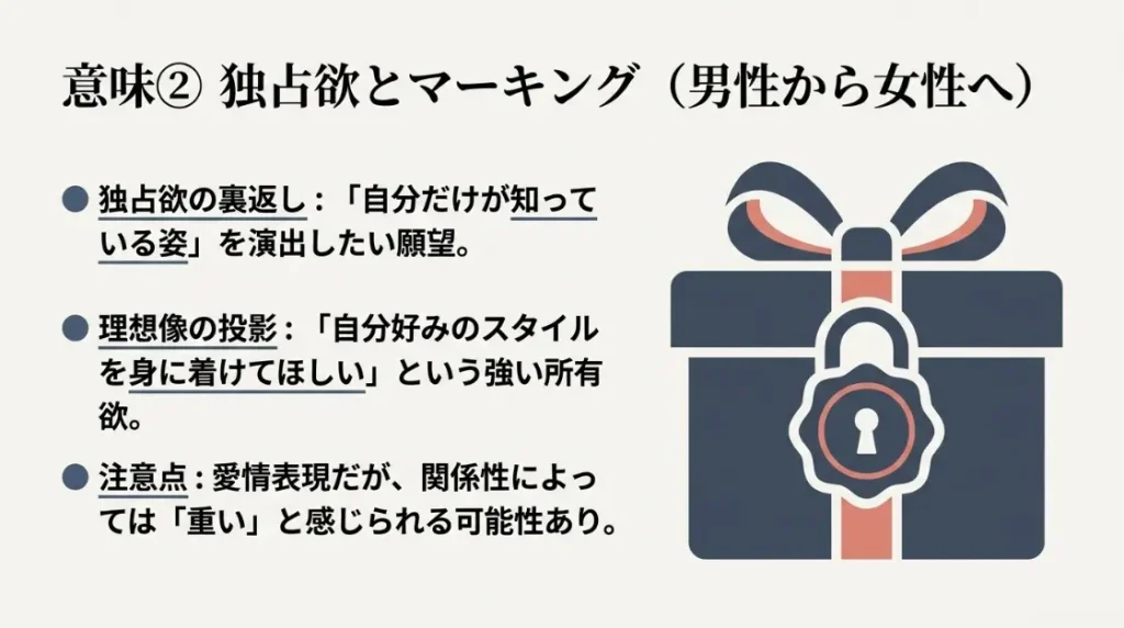 独占欲が強い？男性が女性に下着を贈る時の驚きの心理