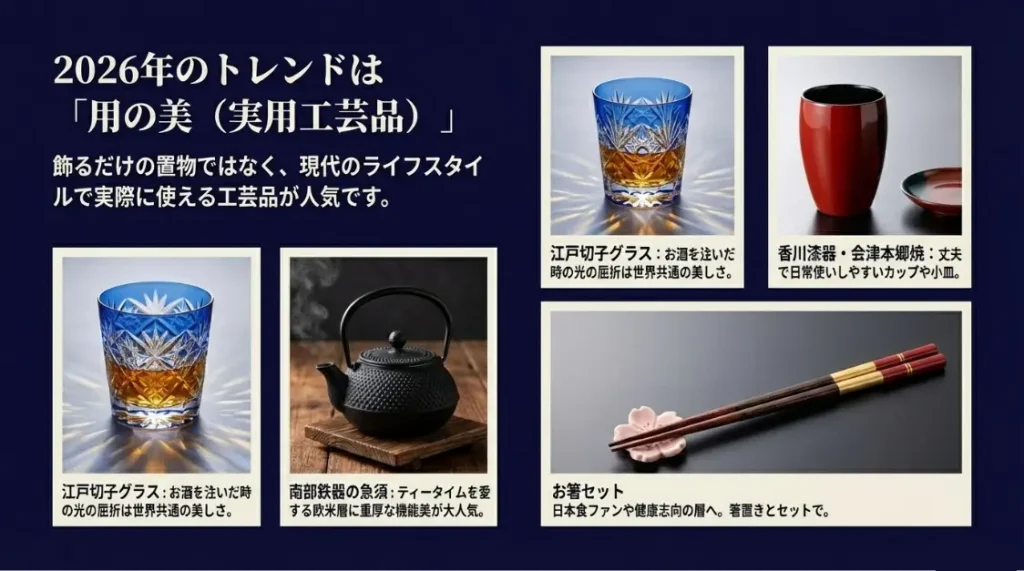 注目したい「実用工芸品」リスト