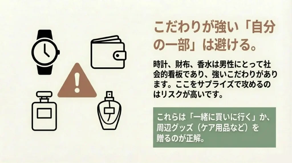 自分のこだわりが強いアイテムは避けよう