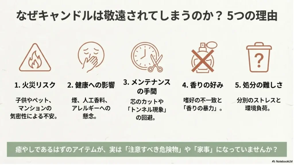火災リスクや子供の安全面からくる置き場所の悩み