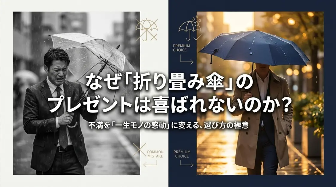 なぜ折り畳み傘のプレゼントは喜ばれないのか