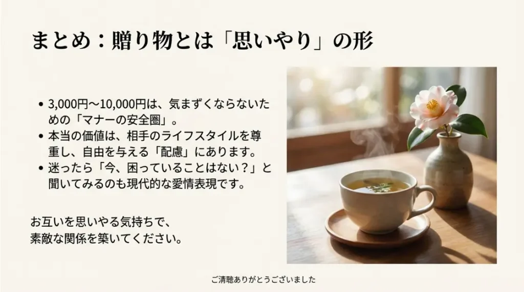 姑から嫁への誕生日プレゼントの相場を抑えた贈り物術