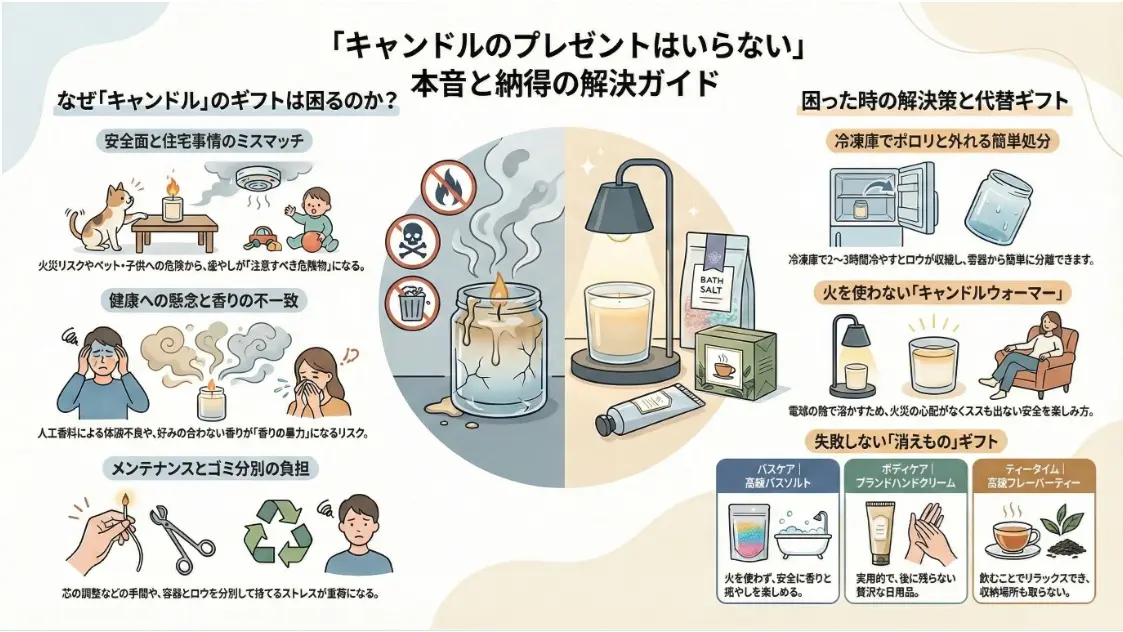 キャンドルのプレゼントはいらない本音と納得の解決ガイド