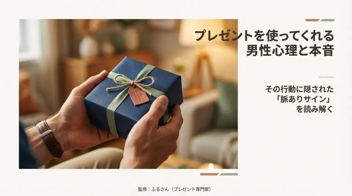 プレゼントを使ってくれる男性心理と本音