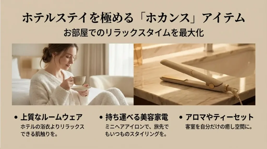 ホカンスを贅沢にする美容家電やルームウェア