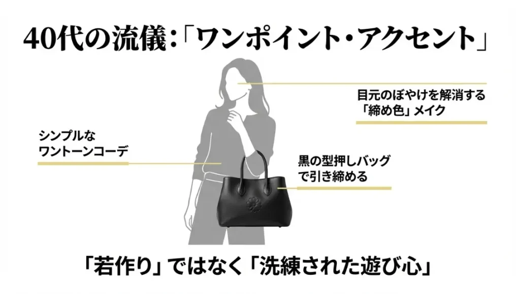 40代の女性が上品に使いこなすためのポイント