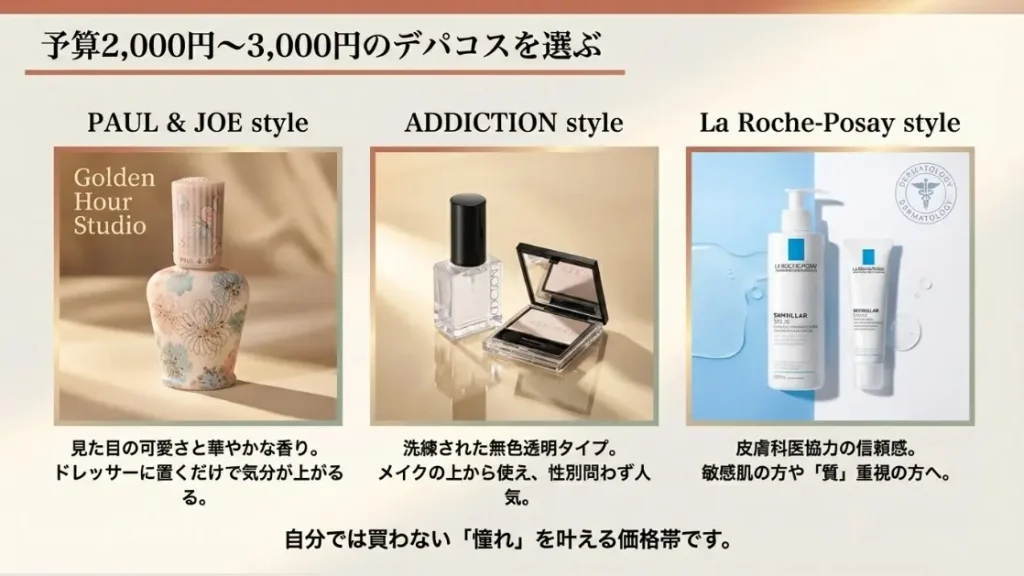 2000円や3000円で選ぶ人気のデパコスブランド