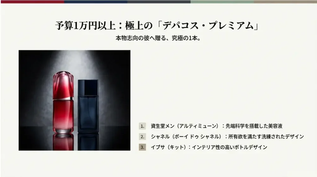 1万円以上の予算で選ぶ高級デパコスアイテム