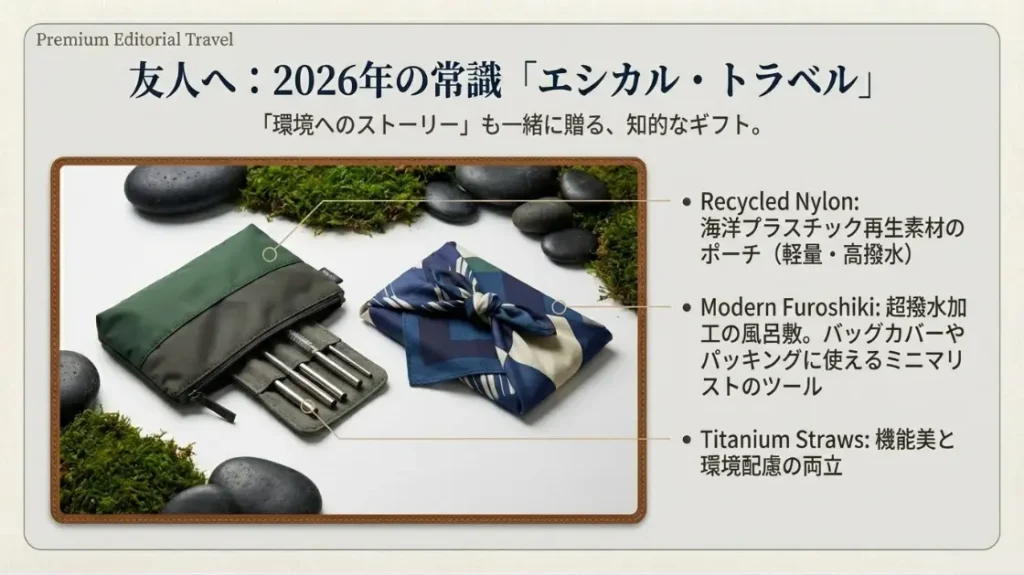 友達へ贈る最新のサステナブルな小物雑貨