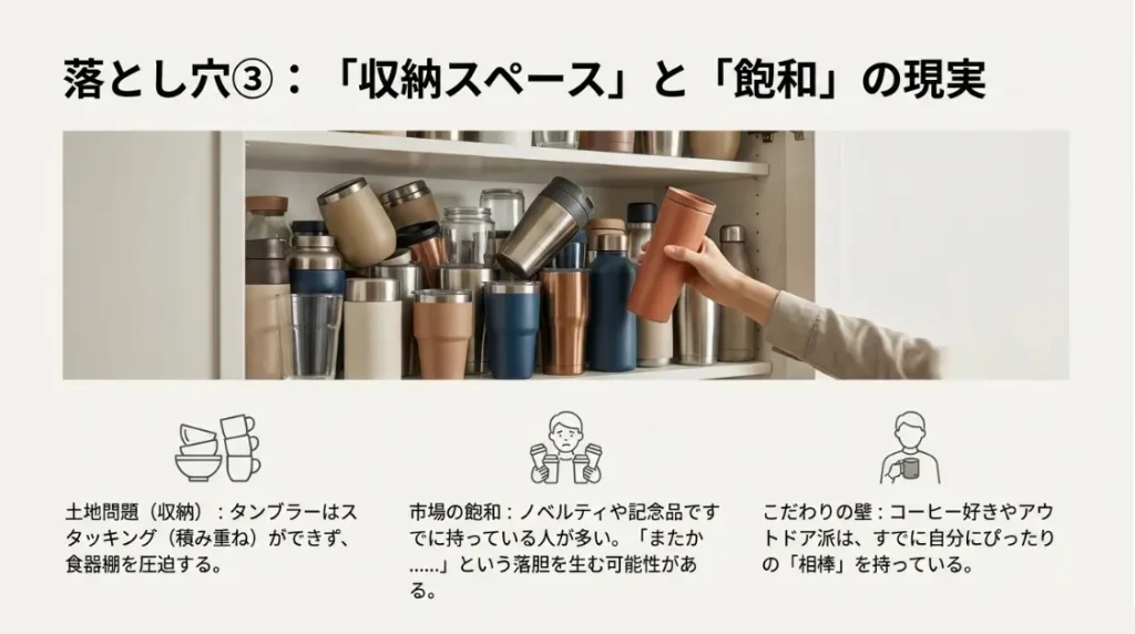 最近の住宅事情における食器棚の収納スペースを考慮するべき