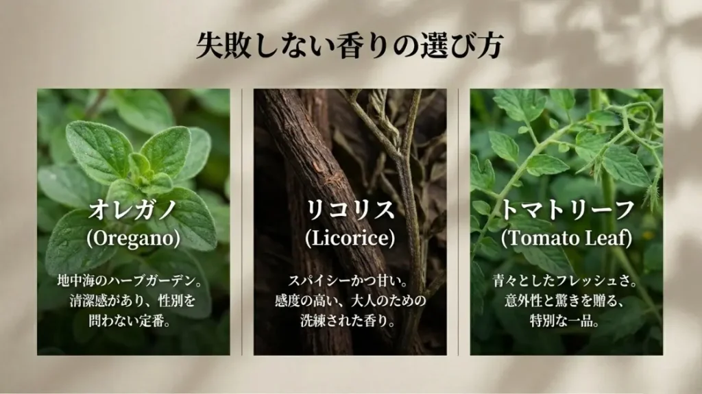 絶対にチェックしておきたい3つの香り