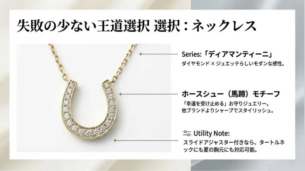 失敗が少ないネックレスや人気シリーズの選び方