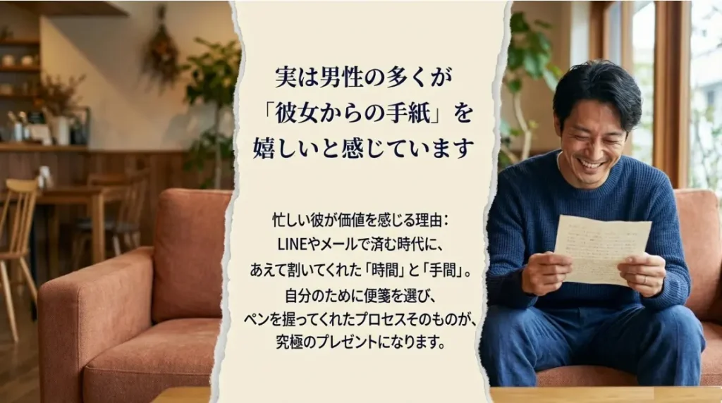 彼女からの手紙が嬉しい理由と男性心理の分析
