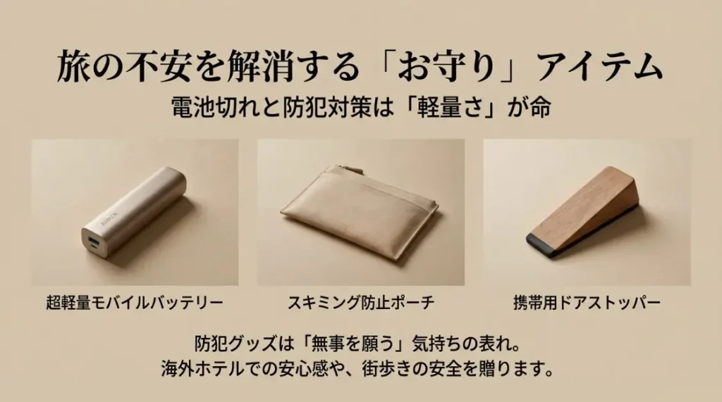 海外旅行で役立つ防犯性の高いおしゃれな小物