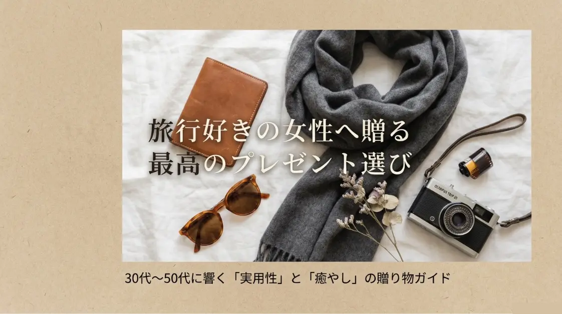 旅行好きの女性に贈る最高のプレゼント選び