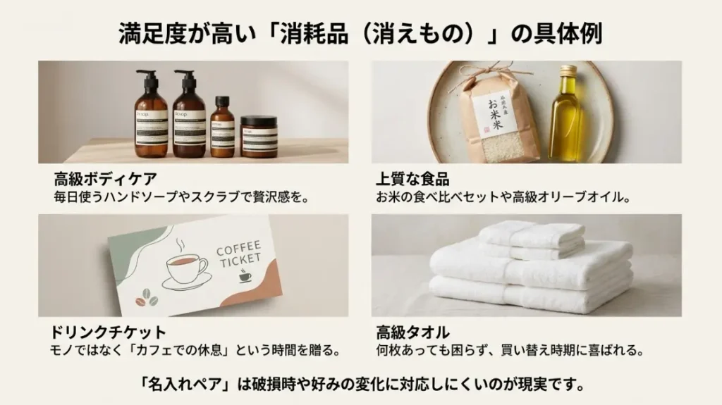 失敗を避けるための代わりになる魅力的な消耗品