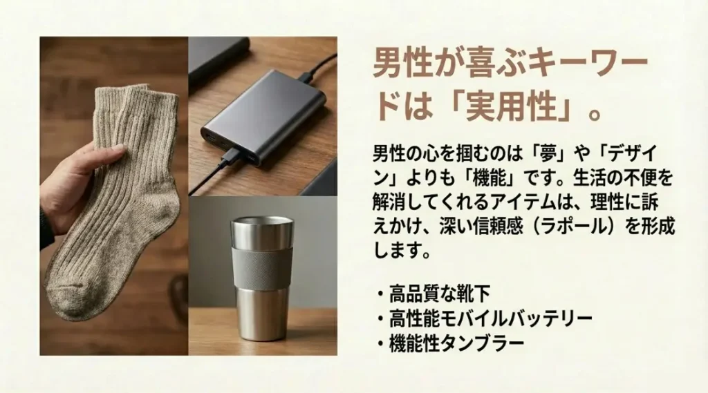 実用性を重視する男性が本当に喜ぶ贈り物の選び方