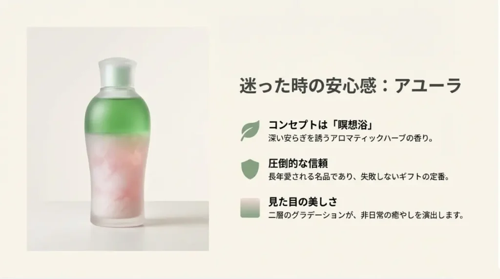 アユーラなど圧倒的な安心感を持つブランド活用