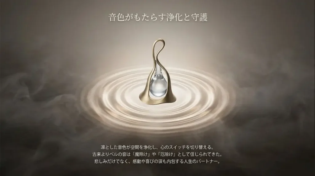 魔除けや浄化の効果を持つベルの音色