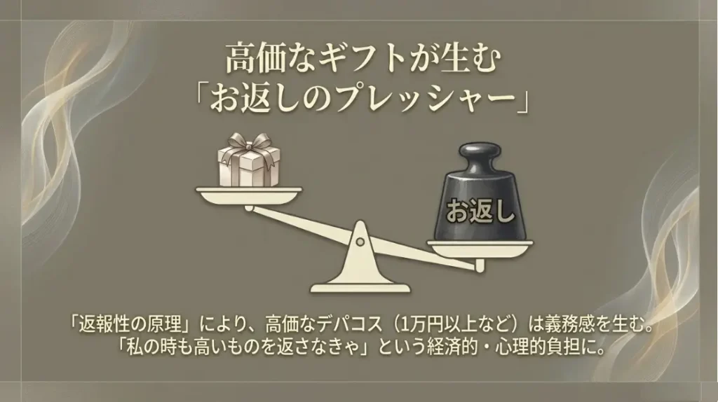 高価なギフトが重いと感じる関係性の不均衡と返礼負担