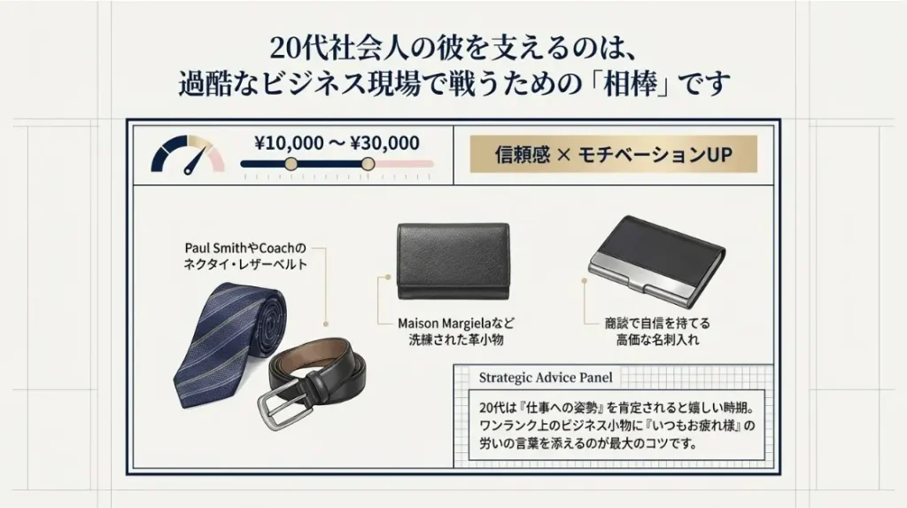 20代社会人の彼氏にはビジネスで役立つブランド品を