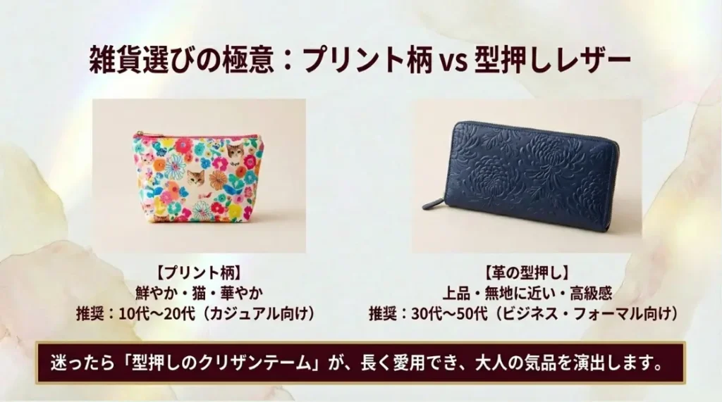 ポールアンドジョーの年齢層に応じた財布と雑貨の選び方