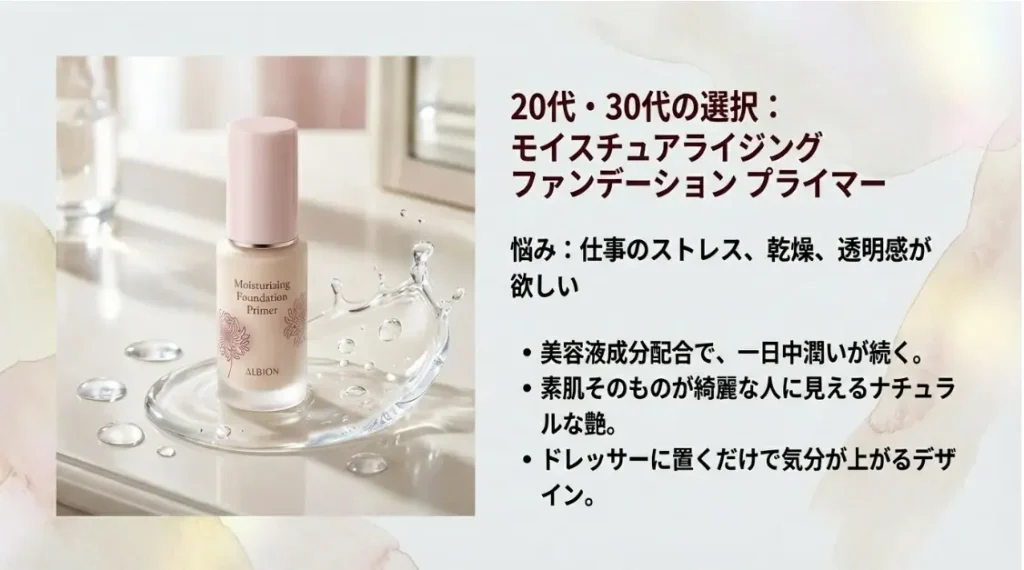 20代後半や30代に支持される化粧下地とコスメの魅力