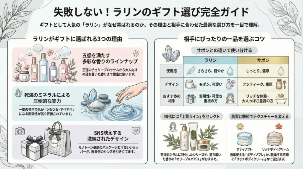 ラリンのプレゼントの評判まとめ:最高の贈り物を選ぶコツ