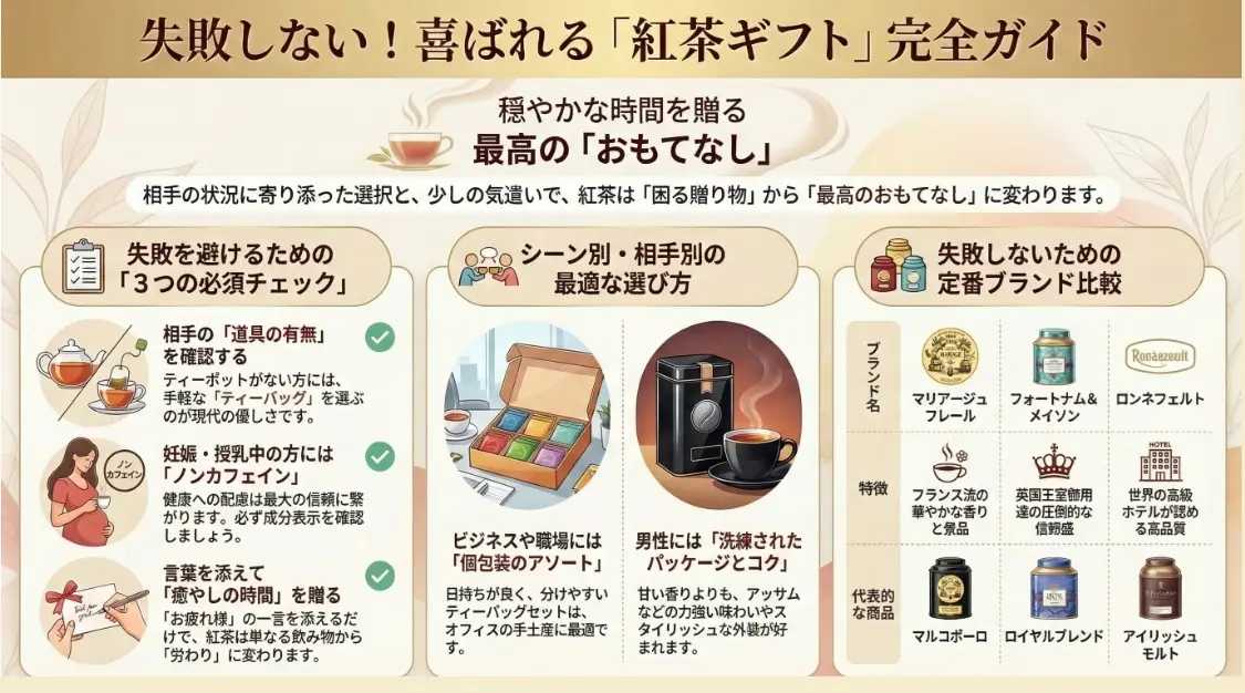 失敗しない喜ばれる紅茶ギフト完全ガイド