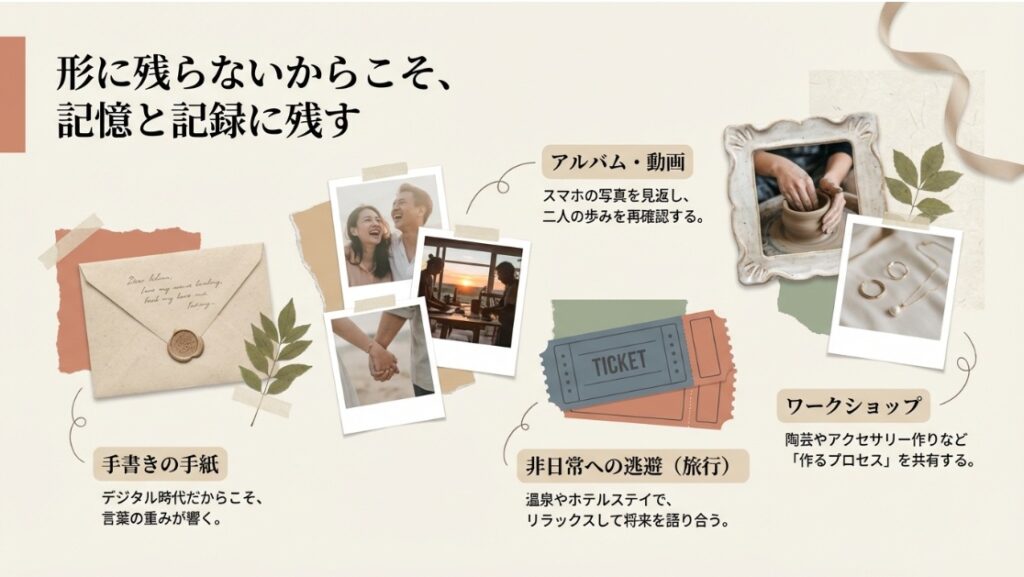 二人の絆を深める手書きの手紙や写真の活用