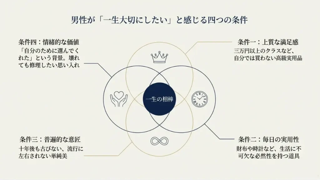 男性が「一生大切にしたい」と感じる4つの条件
