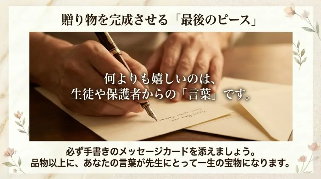 最高の先生 退職 プレゼント 女性の選び方