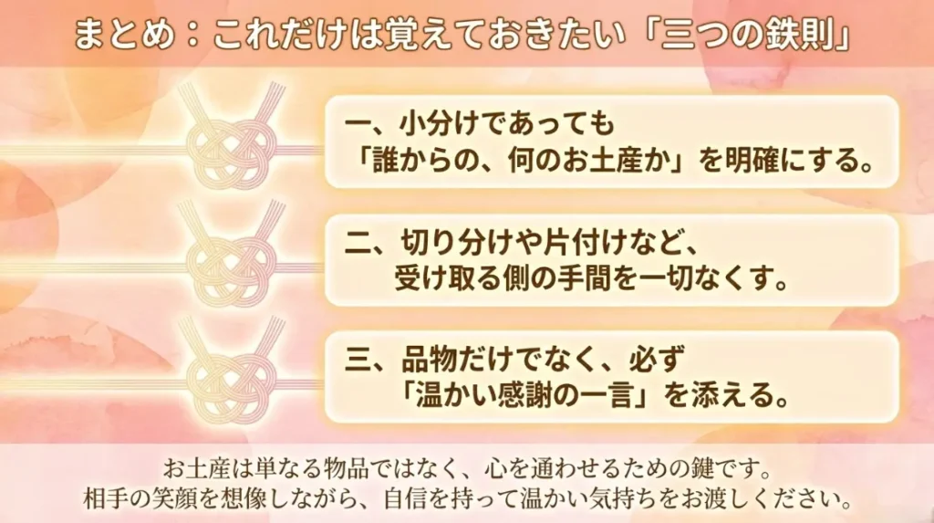 これだけは覚えておきたい3つの黄金ルール