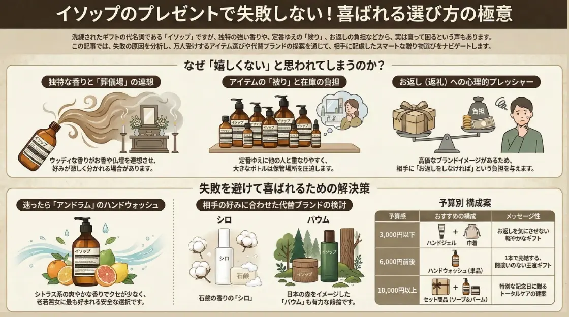 イソップのプレゼントで失敗しない喜ばれる選び方の極意