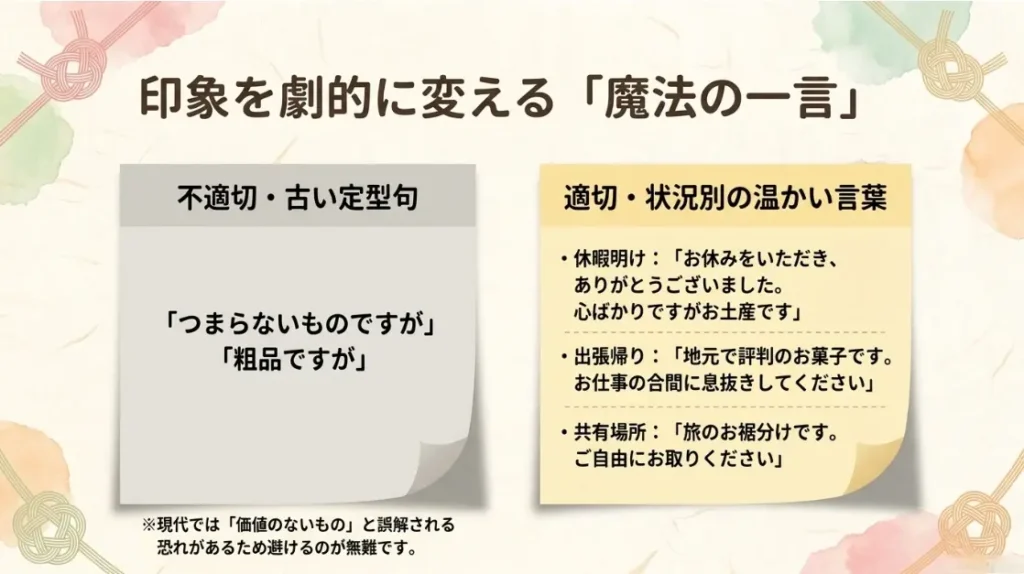 メッセージカードやメモに添える一言の文例集