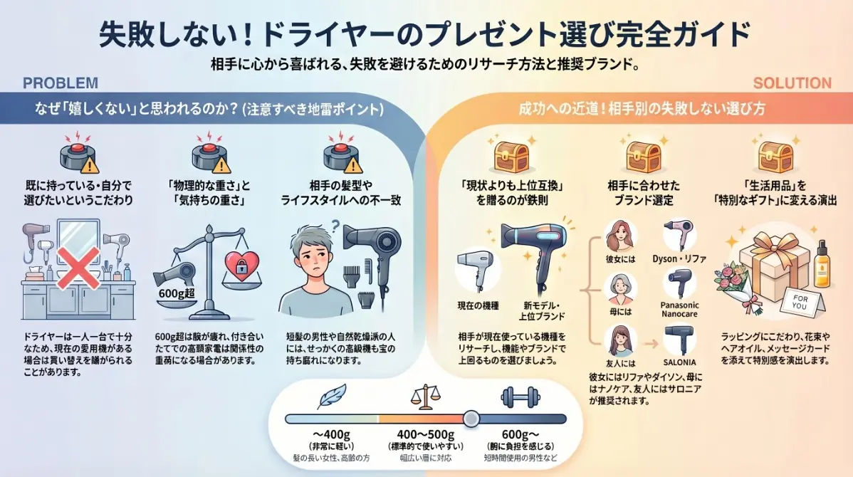 失敗しないドライヤーのプレゼント選び完全ガイド