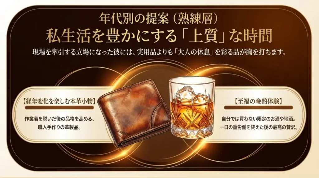 40代の彼に贈りたい上質な本革小物や高級な酒