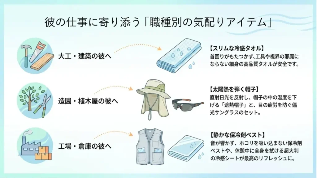 職種別気配りアイテム